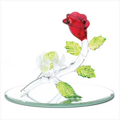 LOVES LANDING GLASS FIGURINE