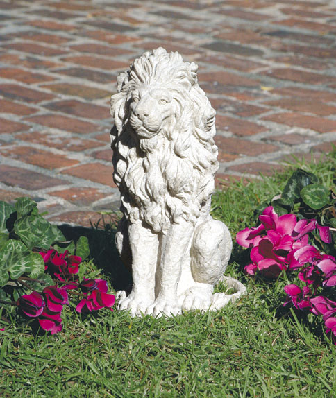 ALAB SITTING LION STONE FINISH