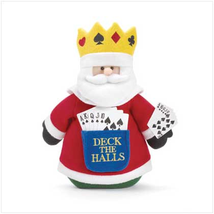 "DECK THE HALLS" POKER SANTA