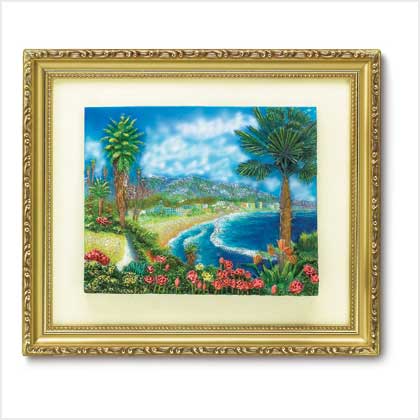 "BEACHFRONT SPLENDOR" WALL ART